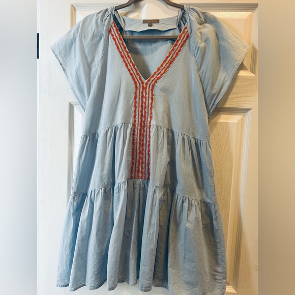 Lilla P Flutter Sleeve Dress in Crystal - Picture 4 of 8